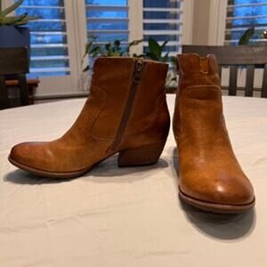 Korkease Brown Ankle Booties LIKE NEW!